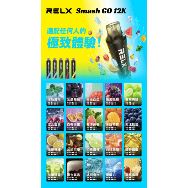RELX悅刻拋棄式12000口 【滿8送1】